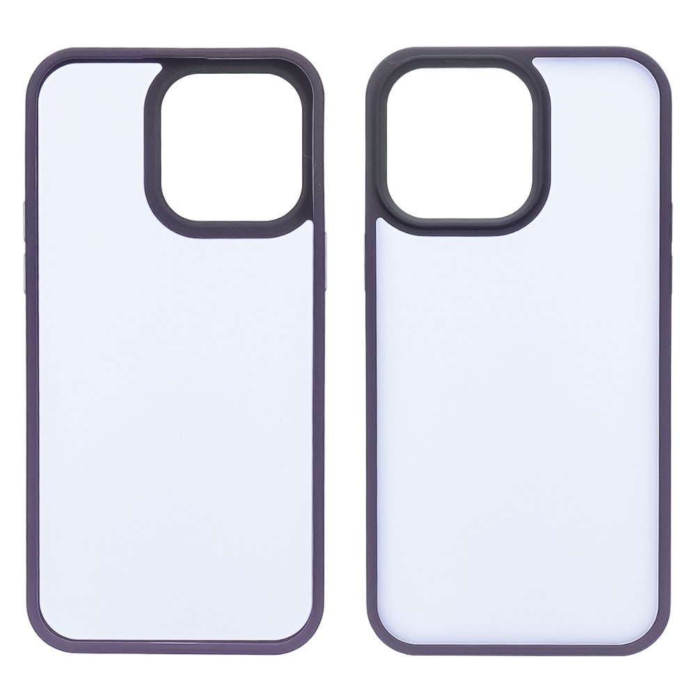 Чехол Colorful Matte Case для Apple iPhone 14 Pro Max темно-фиолетовый Люкс