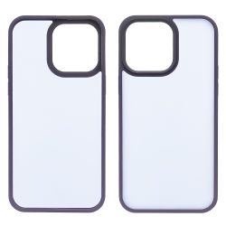 Чехол Colorful Matte Case для Apple iPhone 14 Pro Max темно-фиолетовый Люкс