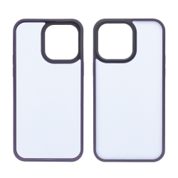 Чехол Colorful Matte Case для Apple iPhone 14 Pro темно-фиолетовый Люкс