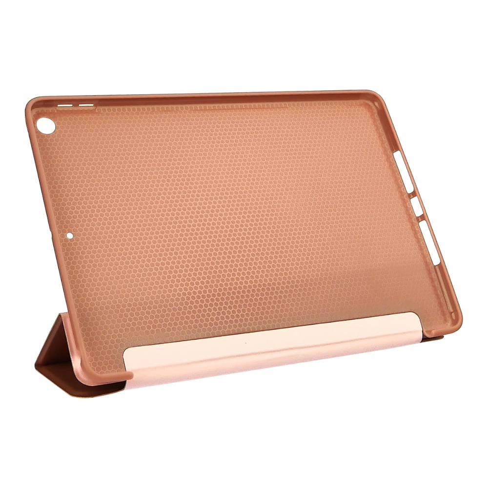Чехол-книжка Honeycomb Case для Apple iPad 10.2 (2019/ 2020/ 2021) цвет  06 розово-золотистый