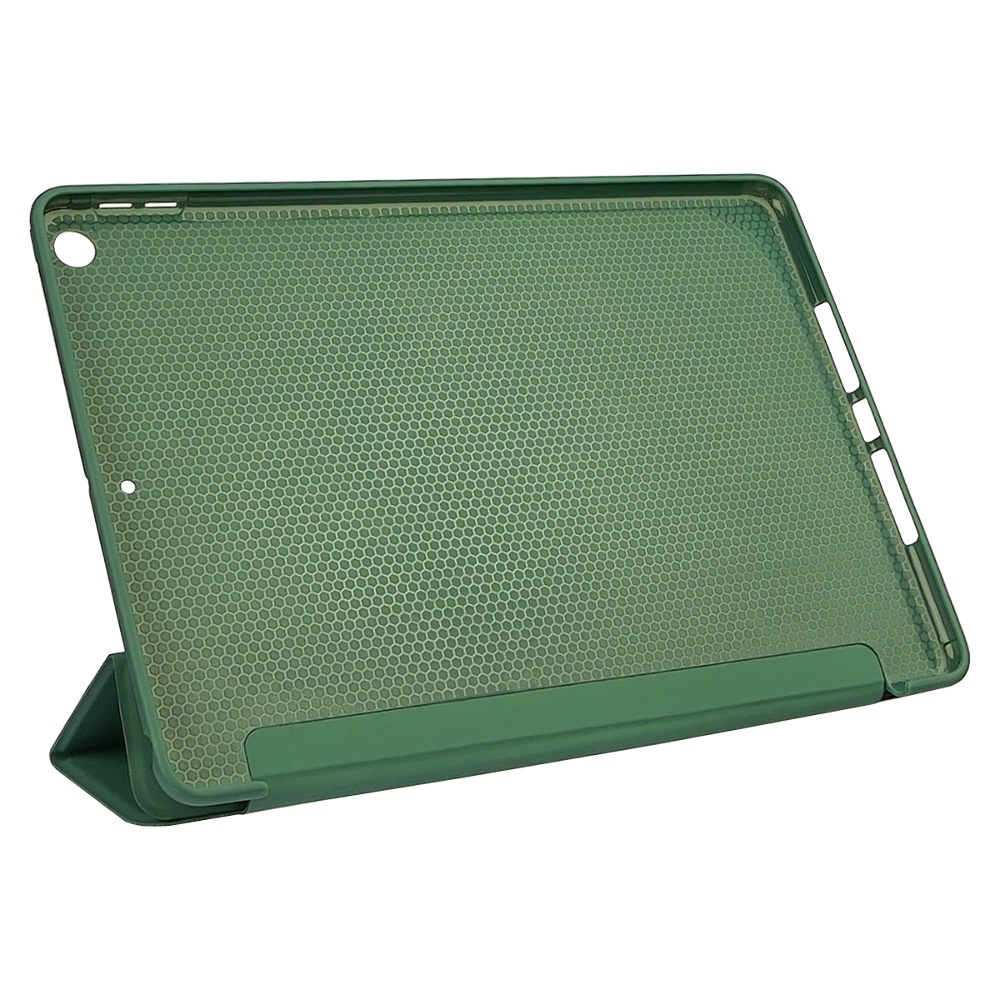 Чехол-книжка Honeycomb Case для Apple iPad 10.2 (2019/ 2020/ 2021) цвет  08 темно-зеленый