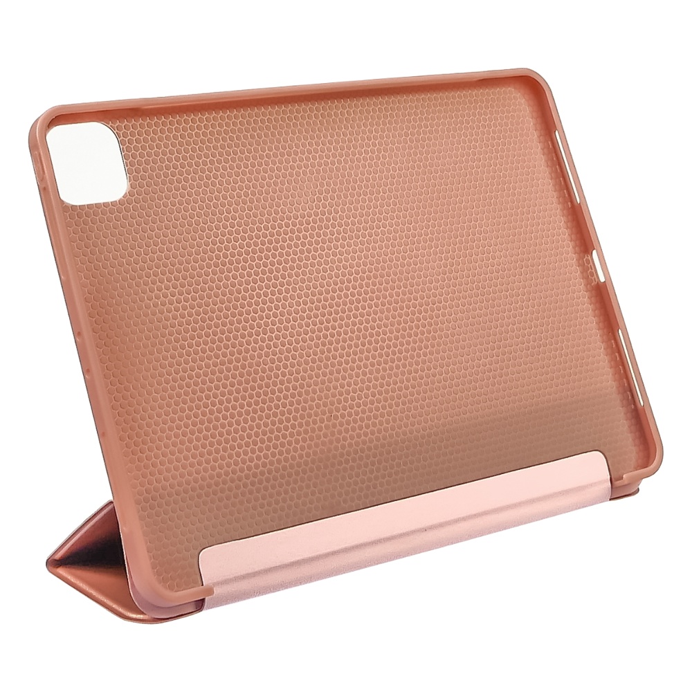 Чехол-книжка Honeycomb Case для Apple iPad Pro 12.9 (2018/ 2020) цвет  06 розово-золотистый