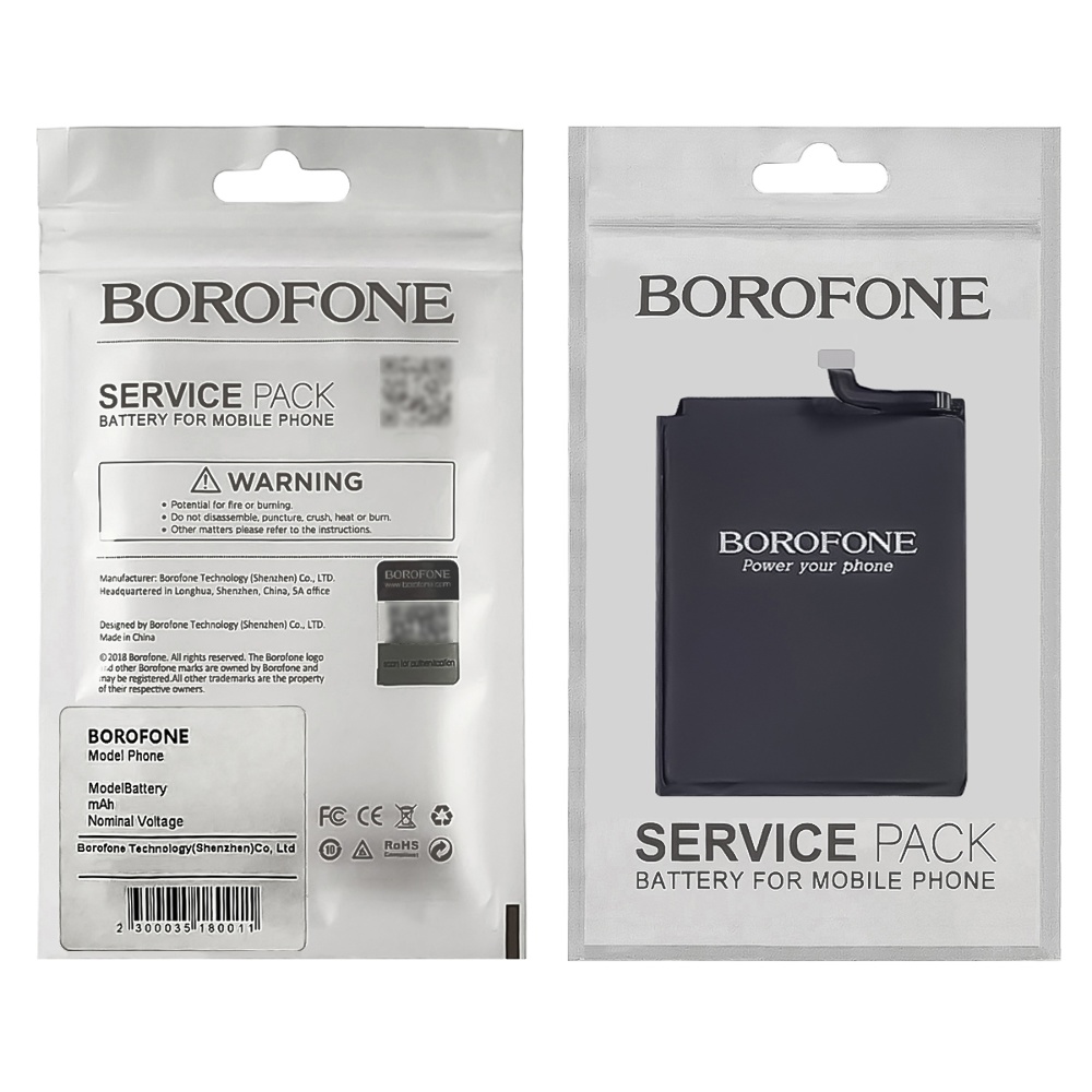 Аккумулятор Borofone HB396286ECW для Huawei P Smart (2019) (POT-LX1)/ Honor 10 Lite/ Honor 10i