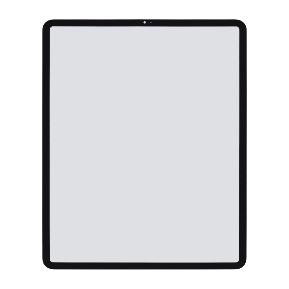 Стекло тачскрина с OCA плёнкой для Apple iPad Pro 12,9 (2018) чёрное с олеофобным покрытием, закалённое