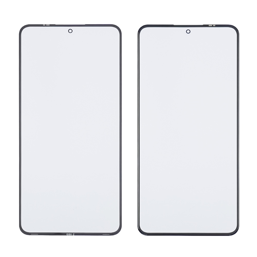 Стекло тачскрина с OCA плёнкой для Xiaomi 12T чёрное с олеофобным покрытием, закалённое
