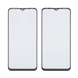 Стекло тачскрина с OCA плёнкой для TECNO Spark 7 (KF6)/ Spark 7 Go (KF6M) чёрное с олеофобным покрытием, закалённое