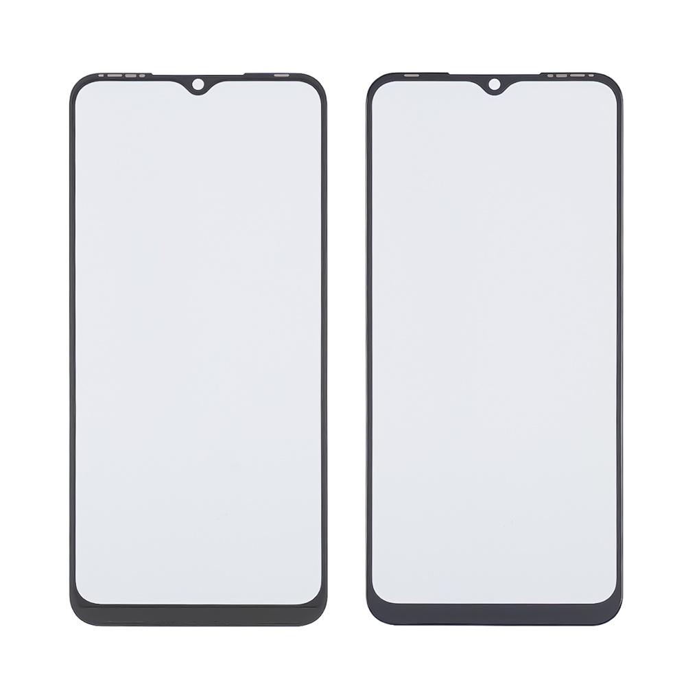 Стекло тачскрина с OCA плёнкой для TECNO Spark 8P (KG7n) чёрное с олеофобным покрытием, закалённое