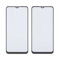 Стекло тачскрина с OCA плёнкой для TECNO Spark 8P (KG7n) чёрное с олеофобным покрытием, закалённое
