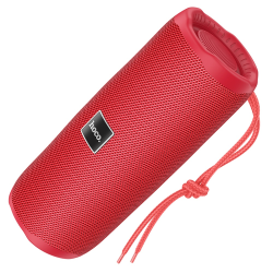 Портативная Bluetooth колонка Hoco HC16 TWS с LED подсветкой red