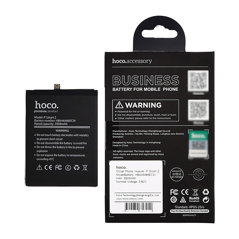 Аккумулятор Hoco HB446486ECW для Huawei P Smart Z/ P20 Lite (2019)/ Honor 9X/ Y9 Prime (2019)