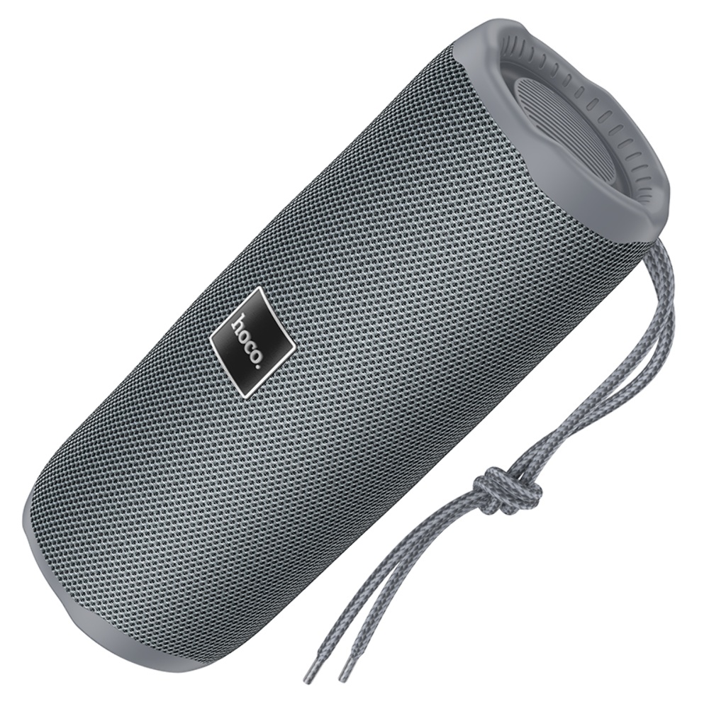 Портативная Bluetooth колонка Hoco HC16 TWS с LED подсветкой grey