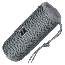 Портативная Bluetooth колонка Hoco HC16 TWS с LED подсветкой grey