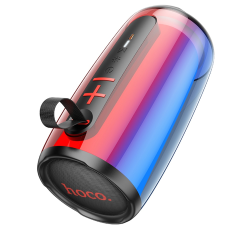 Портативная Bluetooth колонка Hoco HC18 TWS с LED подсветкой black Портативная Bluetooth колонка Hoco HC18 TWS с LED подсветкой black