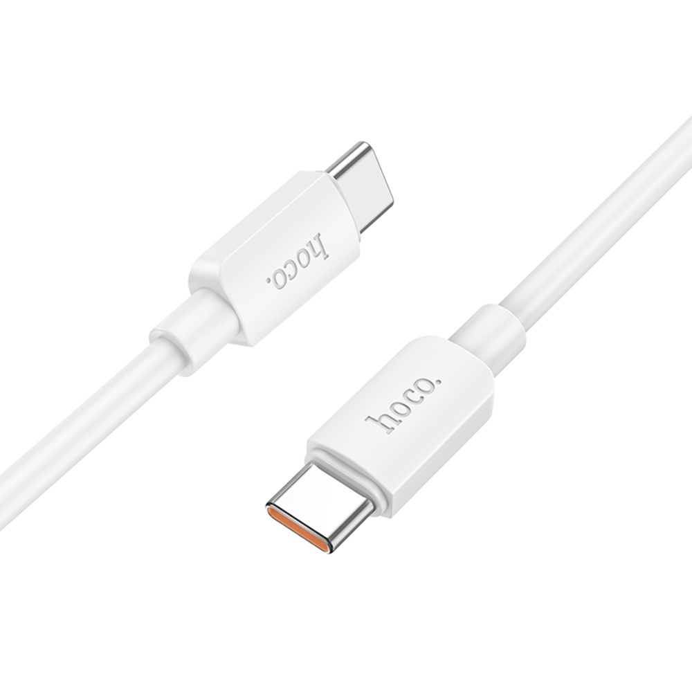 Кабель Hoco X96 Type-C to Type-C PD 100W 1m white