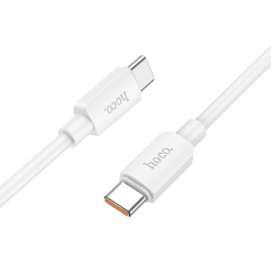 Кабель Hoco X96 Type-C to Type-C PD 100W 1m white Кабель Hoco X96 Type-C to Type-C PD 100W 1m white