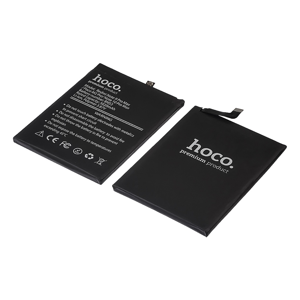 Аккумулятор Hoco BN53 для Xiaomi Redmi Note 9 Pro Max/ Poco M2 Pro/ Note 10 Pro/ Note 10 Pro Max