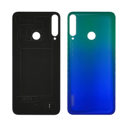 Задняя крышка для Huawei P40 Lite E Aurora Blue (зелёно-синее)