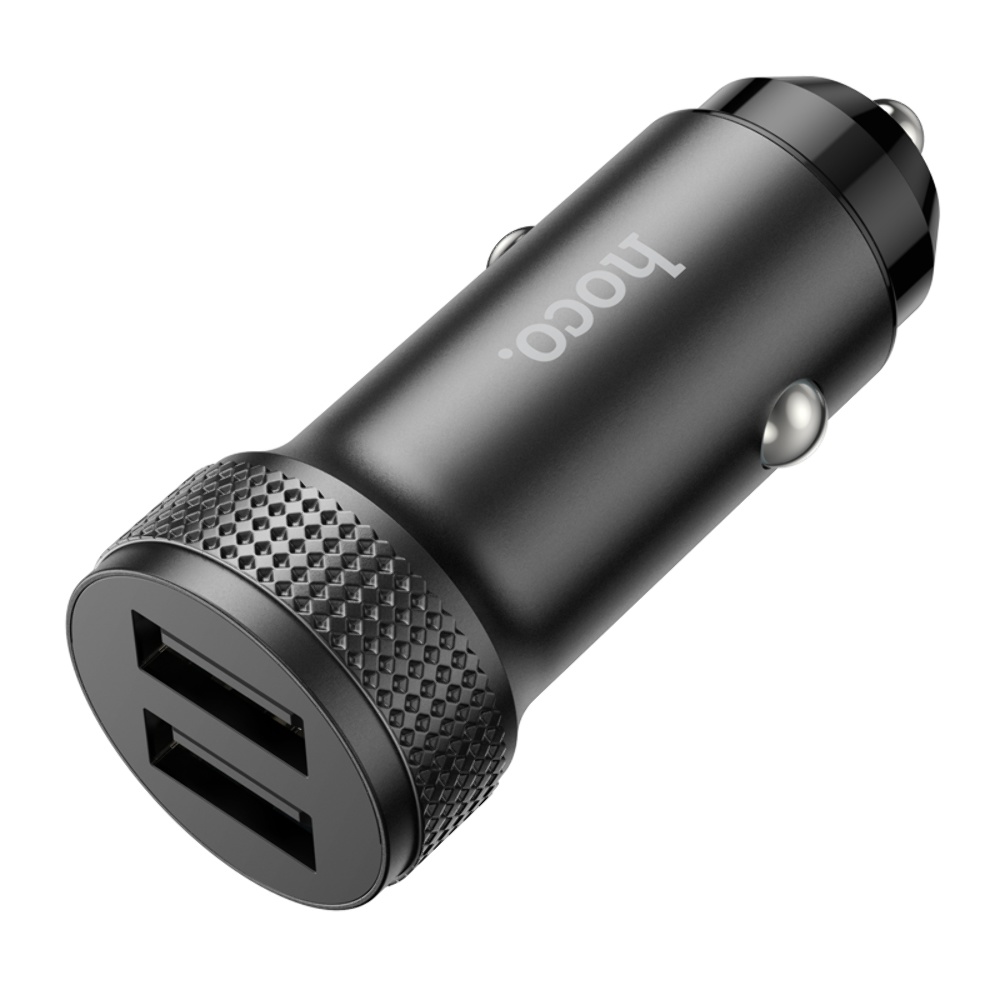 Автомобильное зарядное устройство Hoco Z49 2 USB черное