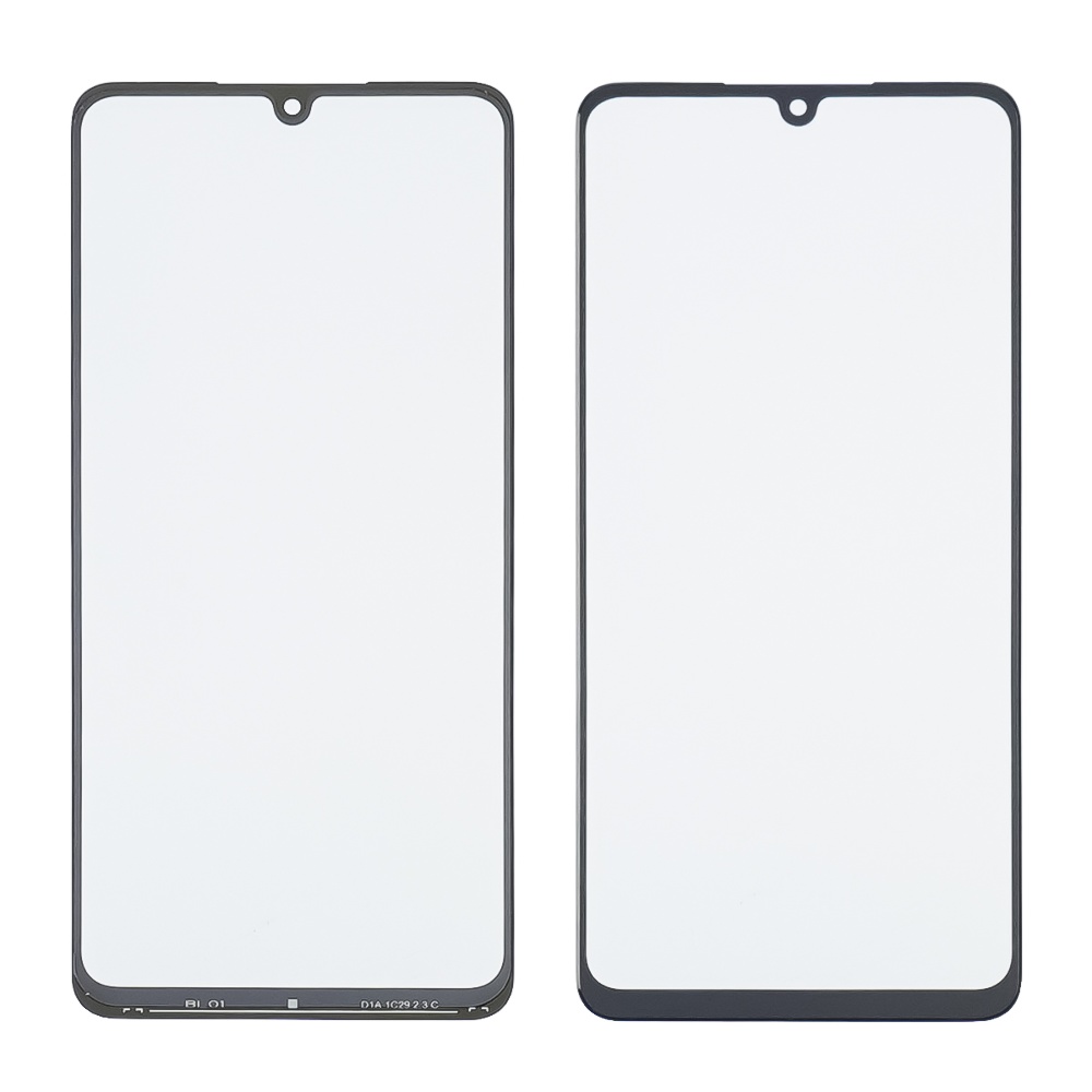 Стекло тачскрина с OCA плёнкой для Samsung M336 Galaxy M33 чёрное с олеофобным покрытием, закалённое