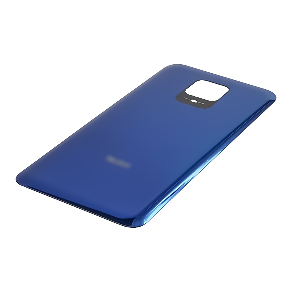 Заднее стекло корпуса для Xiaomi Redmi Note 9S/ 9 Pro/ 9 Pro Max Interstellar Black (серо-синее)