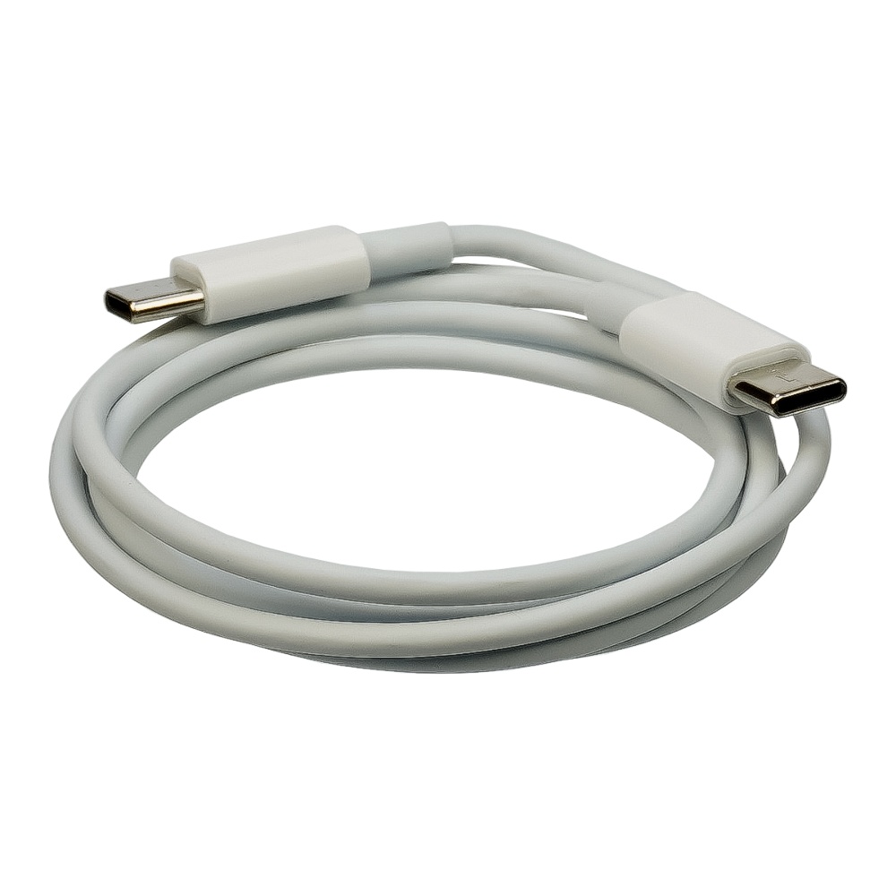 Кабель без упаковки Type-C to Type-C 1m white