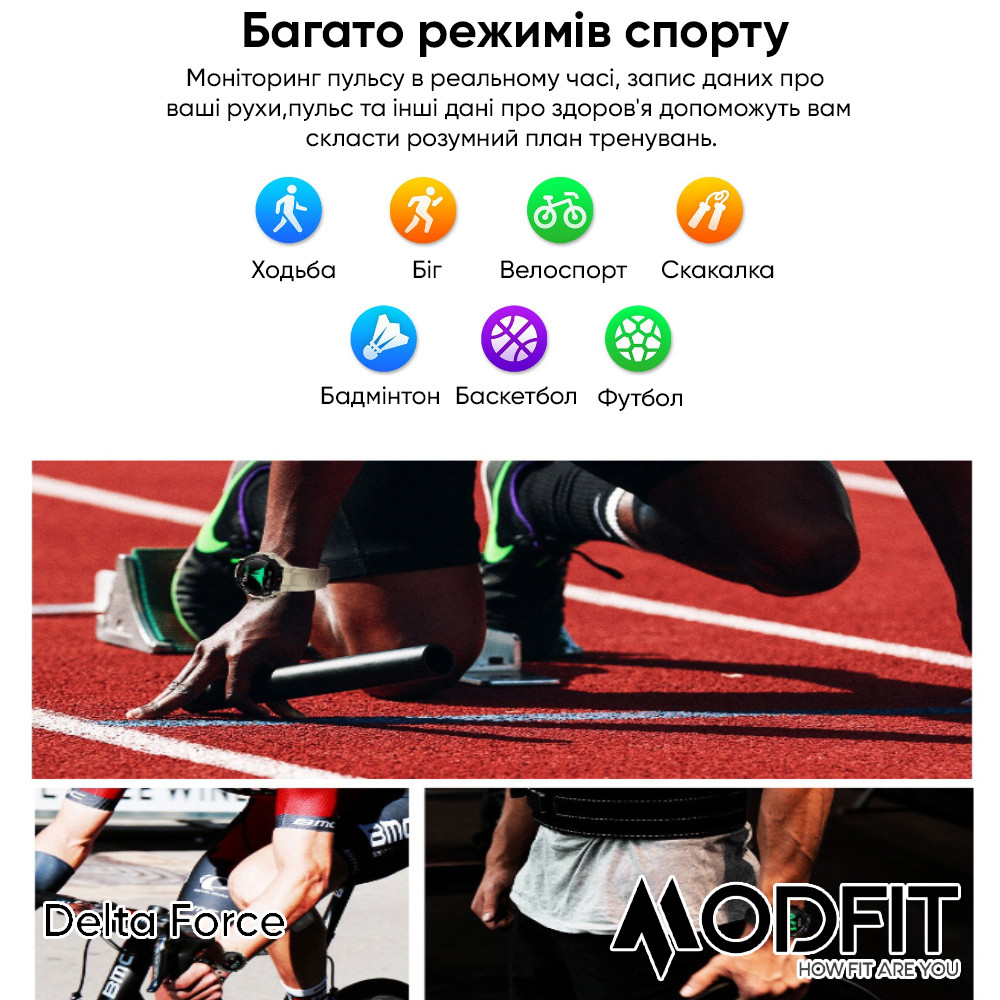 Modfit Delta Force All Black 36 мм.