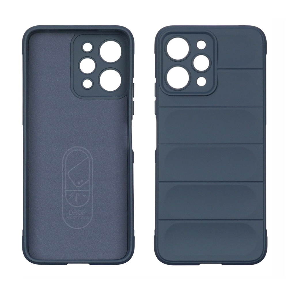 Чехол Shockproof Protective для Xiaomi Redmi 12 темно-синий