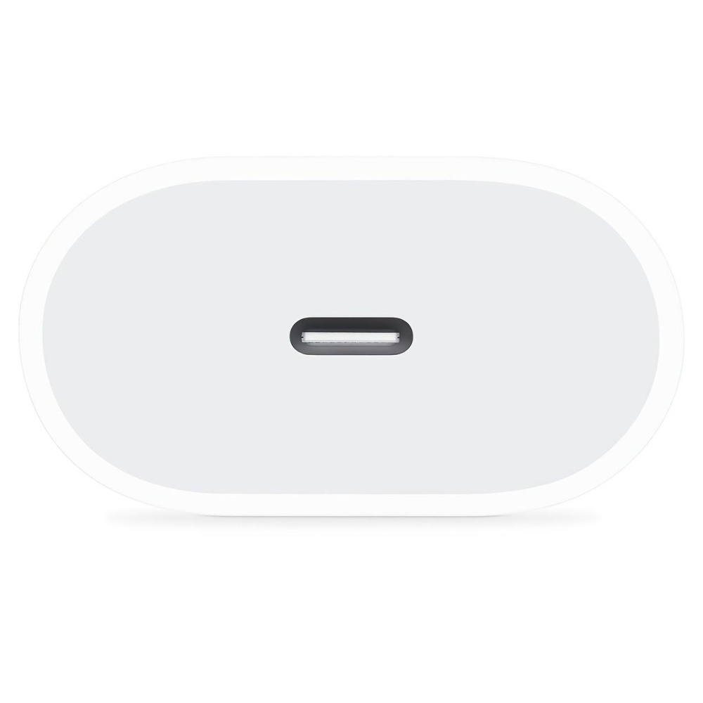 Сетевое зарядное устройство для Apple iPhone 12 20W USB-C белое без логотипа