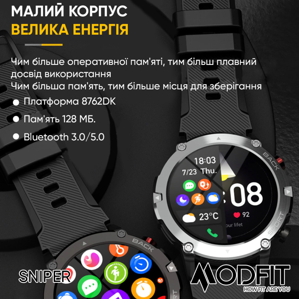 Modfit Sniper All Black 36 мм.