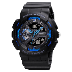 Годинник наручний Patriot 005BKBU Black-Blue