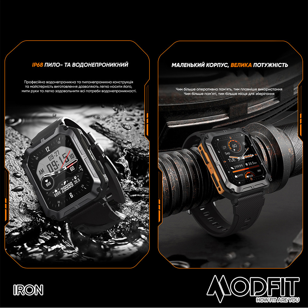 Modfit Iron Black-Orange