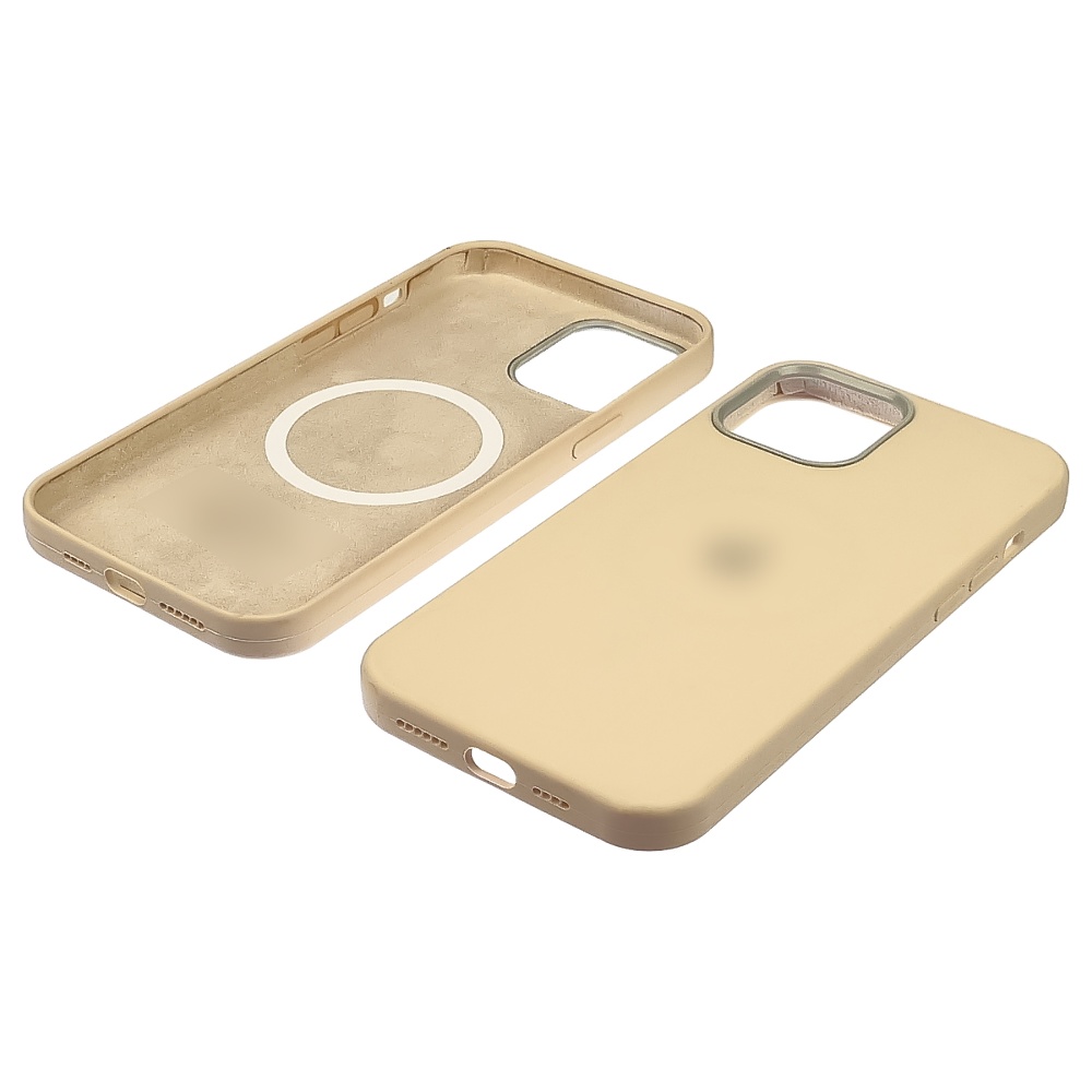 Чехол Full Silicone Case MagSafe для Apple iPhone 12 Pro Max  24 бежевый копия