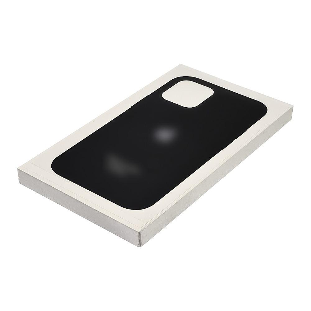 Чехол Full Silicone Case MagSafe для Apple iPhone 12/ 12 Pro  01 чёрный копия
