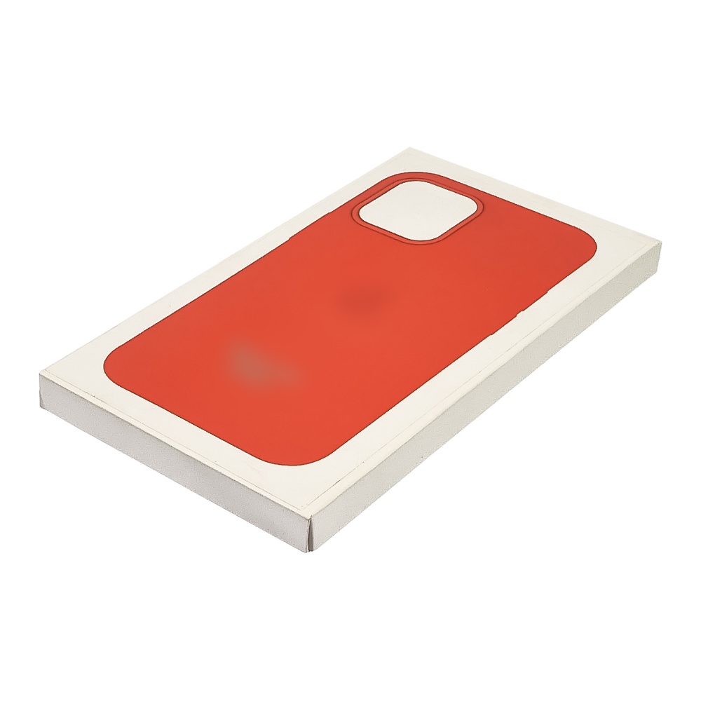 Чехол Full Silicone Case MagSafe для Apple iPhone 12/ 12 Pro  06 светло-оранжевый копия