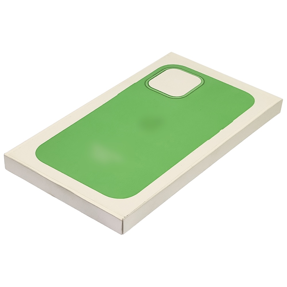 Чехол Full Silicone Case MagSafe для Apple iPhone 12/ 12 Pro  09 светло-зелёный копия