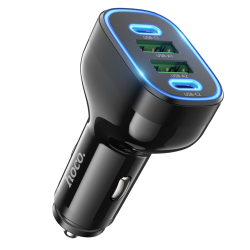 Автомобильное зарядное устройство Hoco NZ11 2USB/ 2Type-C PD 72W черное