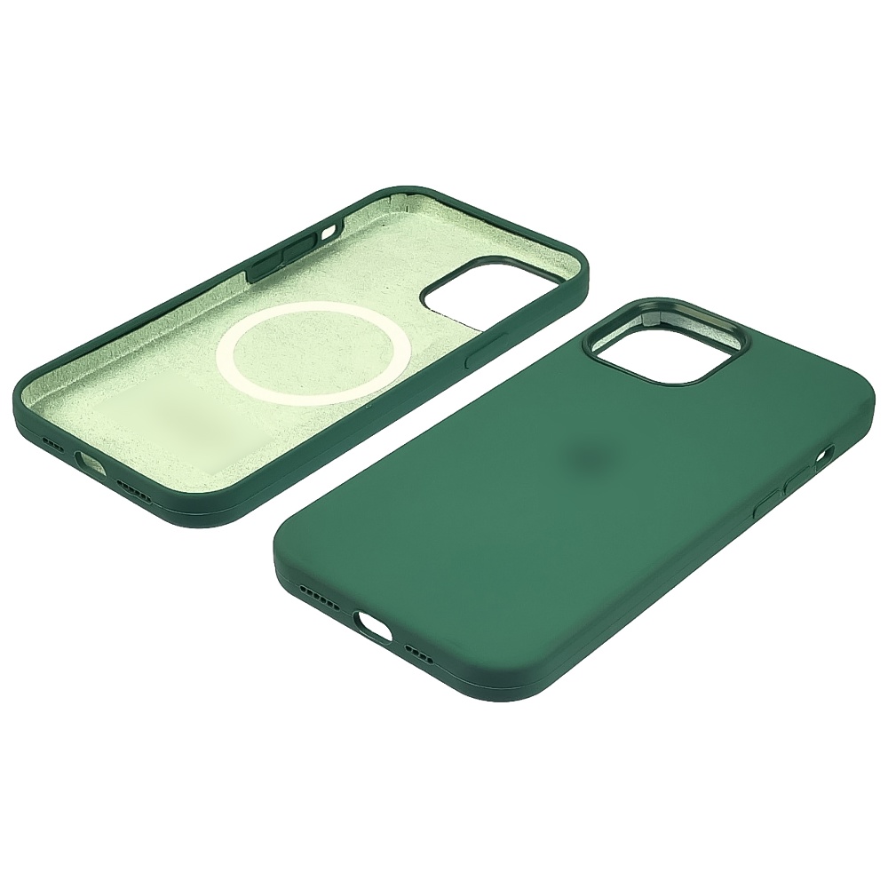 Чехол Full Silicone Case MagSafe для Apple iPhone 12/ 12 Pro  17 полынь копия
