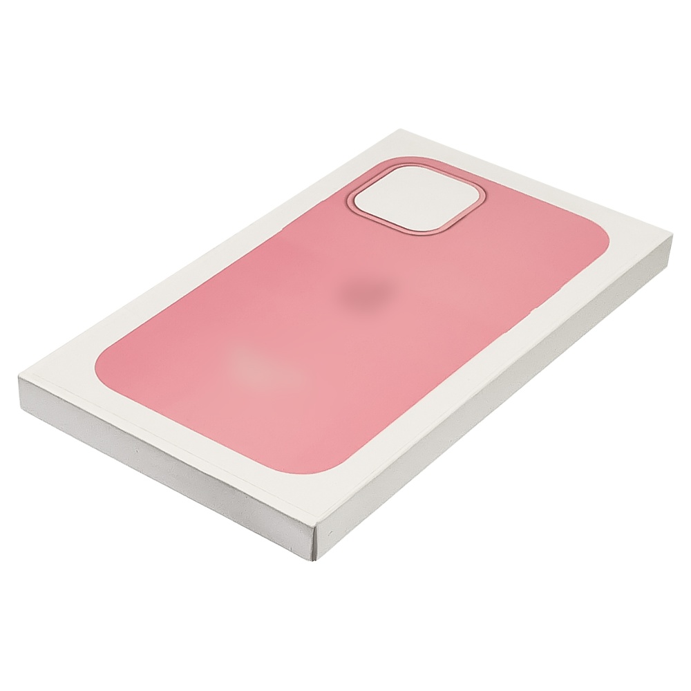 Чехол Full Silicone Case MagSafe для Apple iPhone 12/ 12 Pro  19 розовый копия