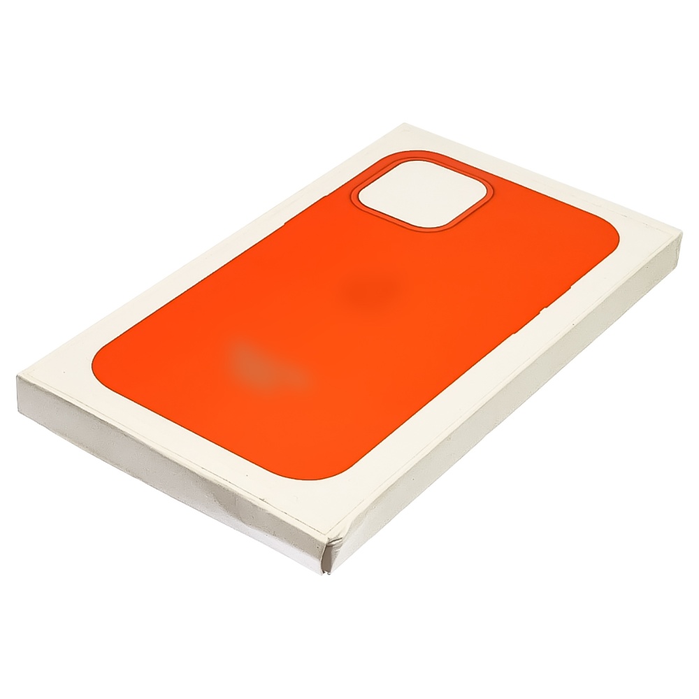 Чехол Full Silicone Case MagSafe для Apple iPhone 12/ 12 Pro  20 оранжевый копия