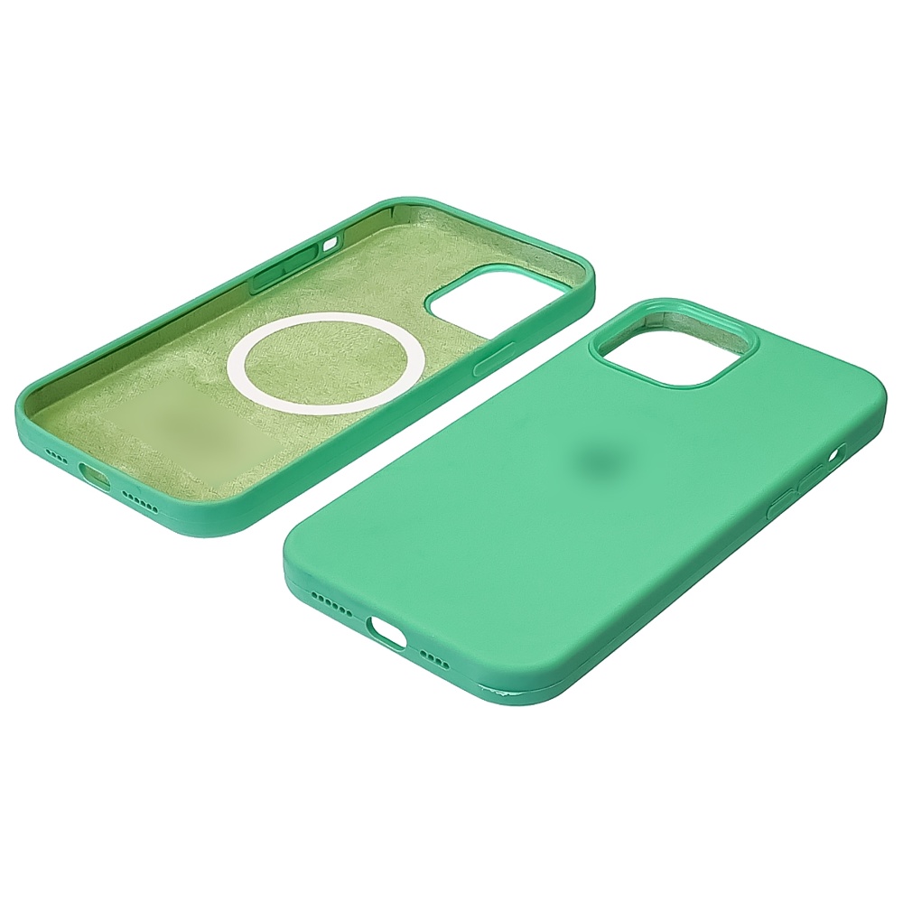 Чехол Full Silicone Case MagSafe для Apple iPhone 12/ 12 Pro  22 мятный копия