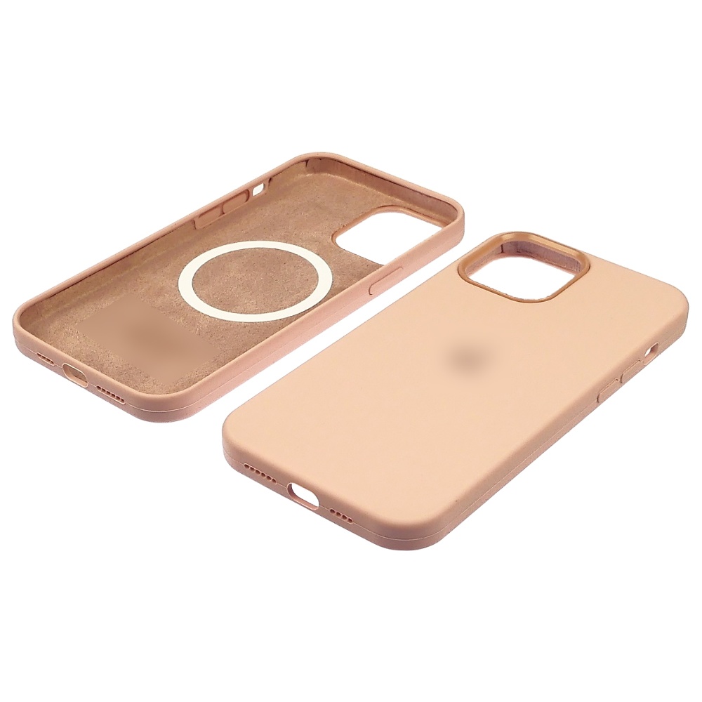 Чехол Full Silicone Case MagSafe для Apple iPhone 12/ 12 Pro  26 пудра копия