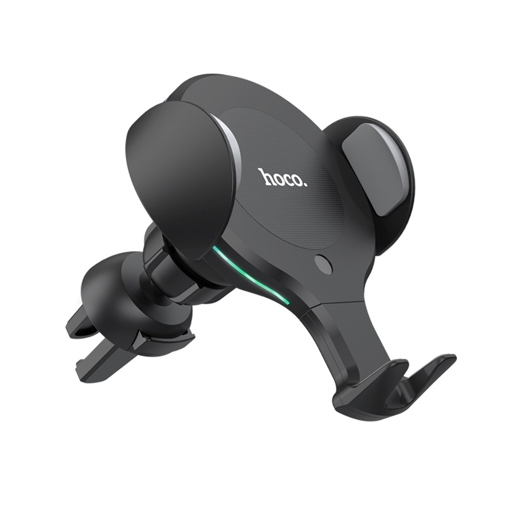Автодержатель Hoco CA60 с беспроводной зарядкой 10W black
