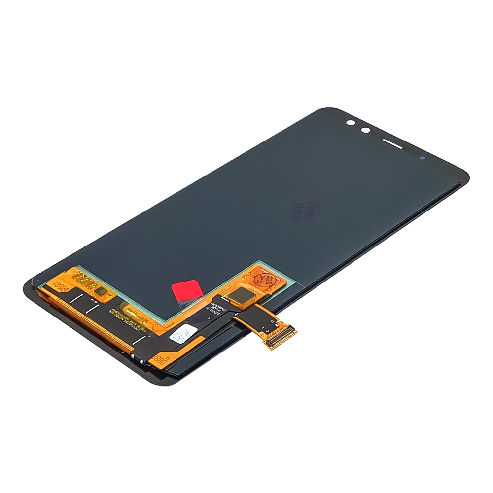 Дисплей для Samsung A530 Galaxy A8 (2018) с чёрным тачскрином OLED