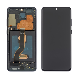 Дисплей для Samsung G988 Galaxy S20 Ultra с чёрным тачскрином и серой корпусной рамкой OLED Дисплей для Samsung G988 Galaxy S20 Ultra с чёрным тачскрином и серой корпусной рамкой OLED