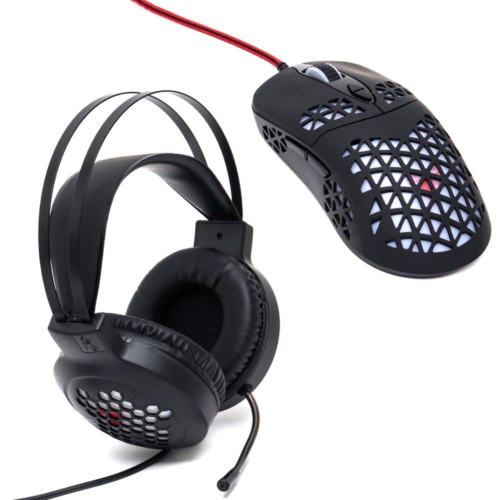 Комплект мышь и наушники Jedel CP-06 чёрный