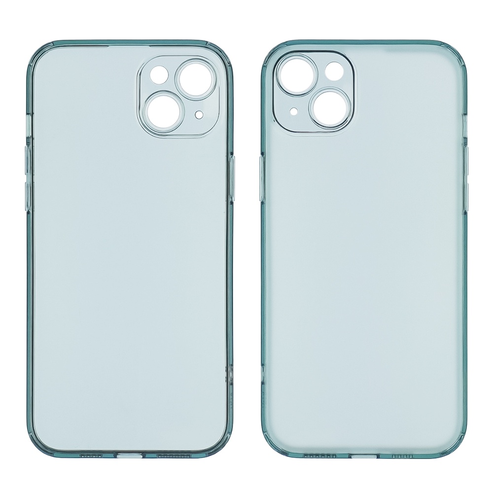 Чехол Matt Protective для Apple iPhone 15 Plus синий Люкс