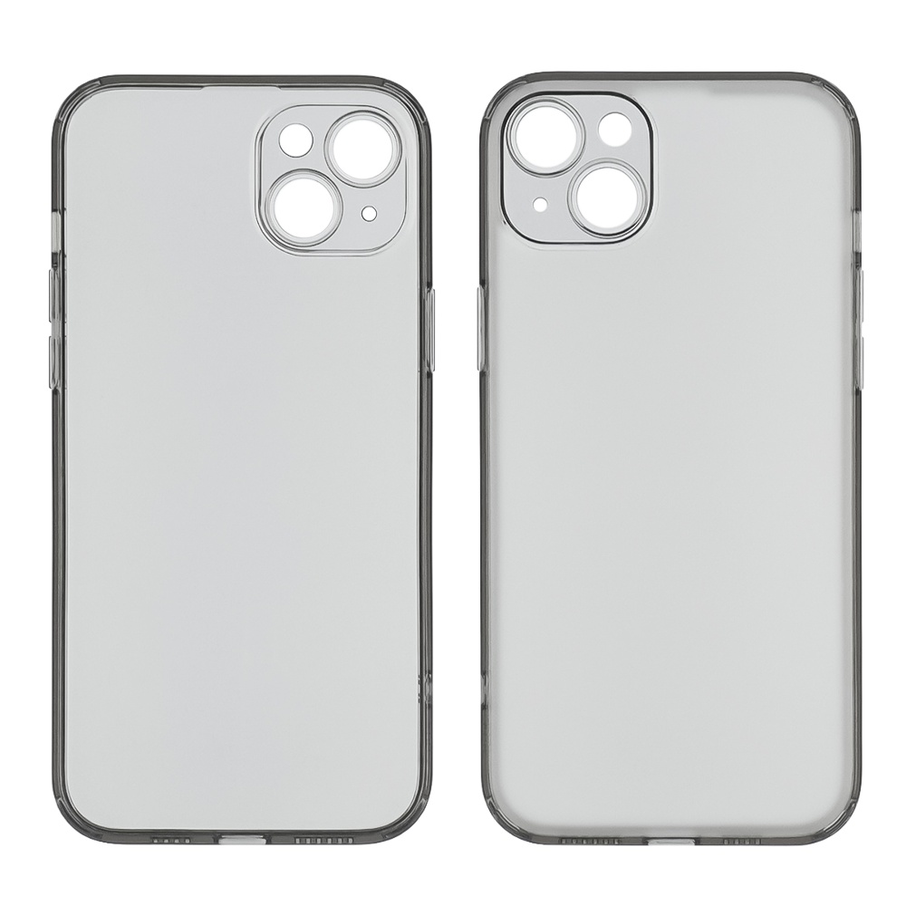 Чехол Matt Protective для Apple iPhone 15 Plus черный Люкс