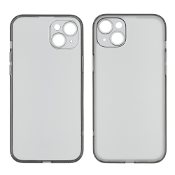 Чехол Matt Protective для Apple iPhone 15 Plus черный Люкс