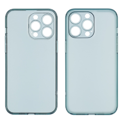 Чехол Matt Protective для Apple iPhone 15 Pro Max синий Люкс