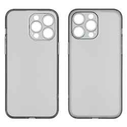 Чехол Matt Protective для Apple iPhone 15 Pro Max черный Люкс